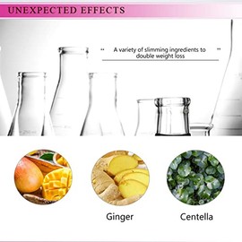 Crema adelgazante para barriga, abdomen, vientre y cintura, crema reafirmante, crema caliente para bajar de peso, crema anticelulítica y quemador de grasa estomacal, ingredientes naturales (mango)