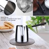 Butter Warmer Mini Stainless Steel Coffee Heating Melting Pot 1000ml