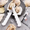 ADORAMBLING 2PCS Oyster Shucking Knife + 4PCS A5 Cut-Resistant Gloves(2M+2L),8"