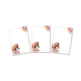 12 Mini Notepads Horse Party Bags for Children's Birthday Party Favours for Girls Girls Birthday A7 Format