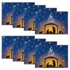 Artoid Mode The Lord Blue Sky Christmas Placemats Set of
