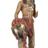 Large Native American Indian Eagle Warrior Chief With Spear And