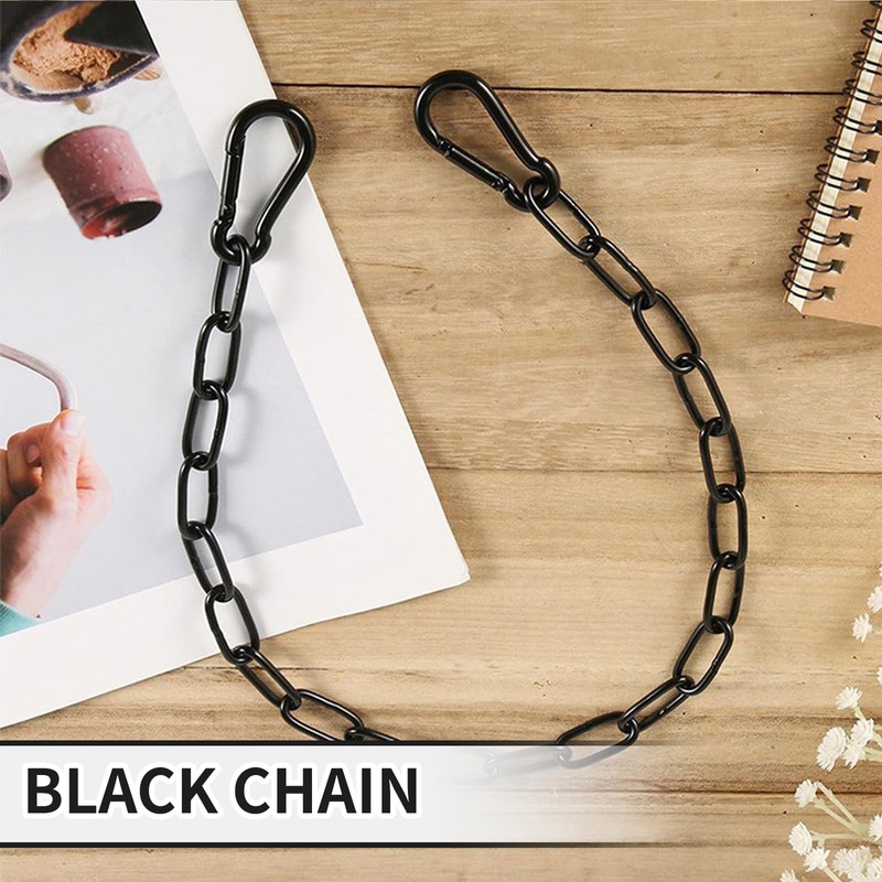 Bettinay 2 PCS 60 cm Metal Chain Lock, Gate Chains