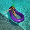PVC Eggplant Shape Air Matress Swimming Pool Beach Inflatable Float