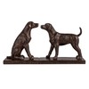 Creative Co-Op 2-Piece Resin Dog Bookends, Black