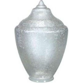 23 Inch Clear Polycarbonate Large Victorian Acorn with 8 Inch Neck