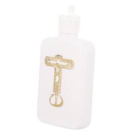 CAXUSD Easter Water Bottle Catholic Holy Water Flask Empty Small Bottles Christian Religious Blessing 100ml