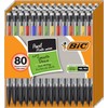 BIC Mechanical Pencils #2 Extra Smooth, Transparent Barrels with Assorted