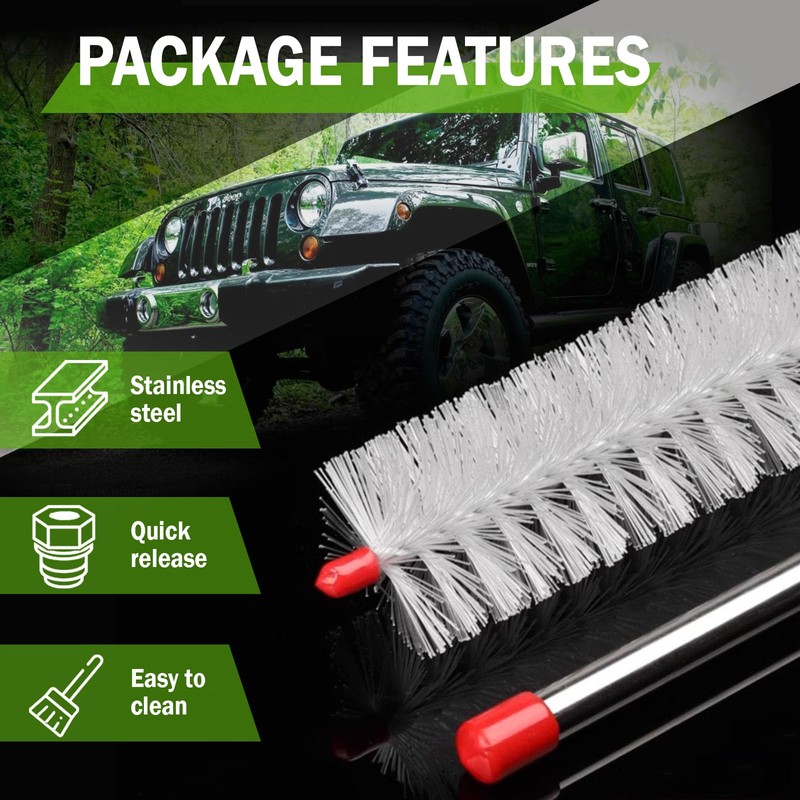39" Radiator Cleaning Wand with Pipe Quick Connector, Car Truck