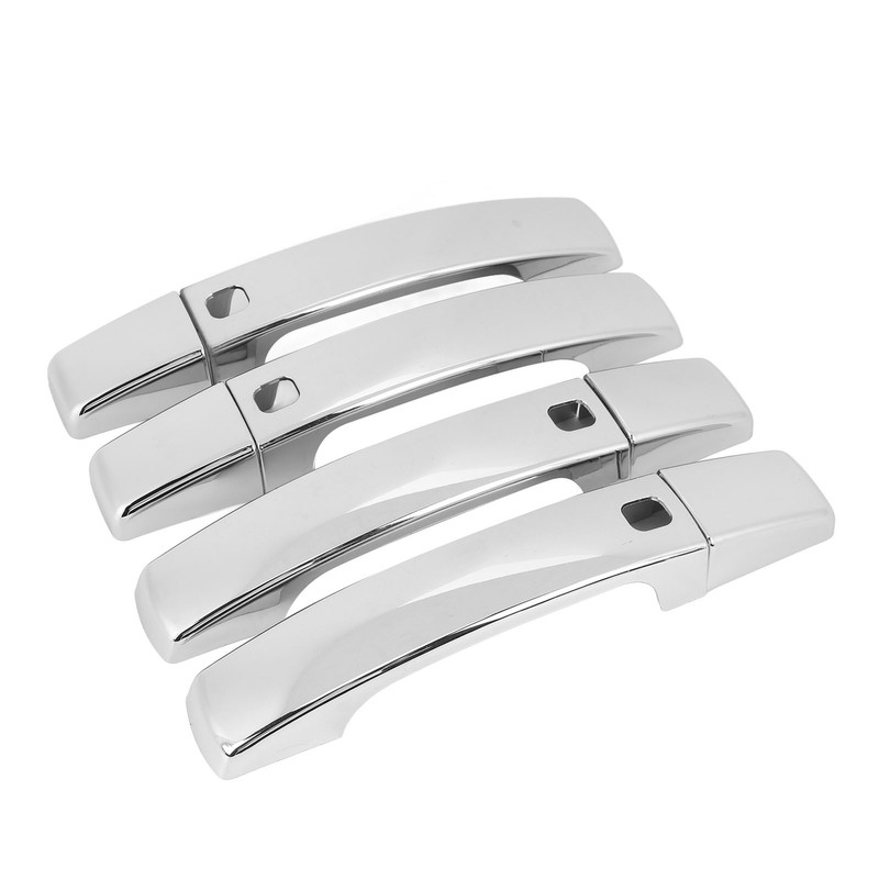 Exterior Door Handle Cover Chrome Plated Outside Door Handle Decor