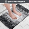 BIMOZY Tapete para Baño Alfombra Antideslizante,Tapete para Piso Lavable a