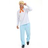 Mahoon Halloween Fred Costumes Cosplay, Azul & blanco, X-Large