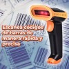 EleGate Lector De Código De Barras Y Qr Inalámbrico Portátil