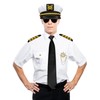 Men's Yacht Captain Sailor Costume 7PCS Adult Navy Shirt Hat