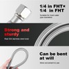 Refrigerator Icemaker Connector - Premium Stainless Steel Braided Ice Maker