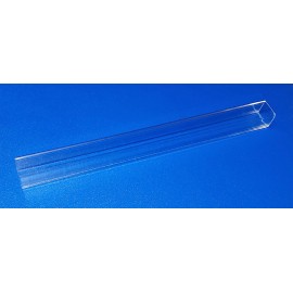 Best Acrylics 1 pc 3/4" OD 5/8" ID SQUARE CLEAR ACRYLIC PLEXIGLASS PLASTIC TUBE 12" INCH LONG