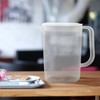 ANGIX Fridge Door Jug with Handle | Plastic Pitcher Container