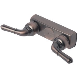 Laguna Brass 3330BN Mobile Home Two Handle Non-Metallic 4" Shower Valve Brushed Nickel Finish