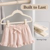 24 Pack Velvet Hanger Clips for Velvet Hangers, Beige