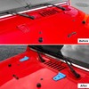CheroCar for JK Hood Hinge Cover Exterior Decoration Kits Accessories