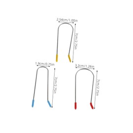 Baluue 24Pcs Hot Curler Clips Replacement for Electric Rollers U-Shaped Hair Roller Securing Pins Compatible for Home Salon Use