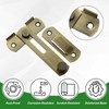 M METERXITY 2-Pack Flip Latch Gate Latch, 4 Inch Stainless