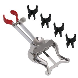 TUOREN Plating Trumpet Marching Lyre Music Clip for Musical Instrument Inclued 4Pcs Pencil Clip Holder, Trumpet Clamp-on Lyre