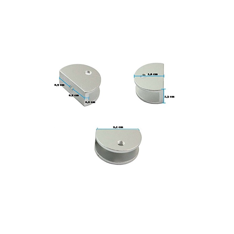 Shelf Holder Glass Shelf Support - Sturdy Shelf Brackets for