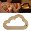 Wood Carving Lamp Wooden Hollow Design USB Powered Embedded 3D