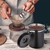 Airtight Coffee Canister, 35 OZ Stainless Steel Coffee Beans Storage,