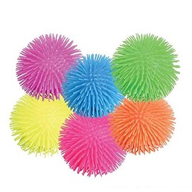 Rhode Island Novelty Puffer Balls Assorted Colors Set of 12