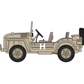 Oxford Diecast 76AC002 Austin Champ 9th Parachute Regiment 16th Airborne Suez 56