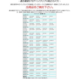 Toyota/Daihatsu/Eclipse Compatible Rear Camera Diversion Kit Genuine 4 Pin to RCA Converter, Allows you to connect the back camera for genuine navigation to an external car navigation system. *Please be careful not to purchase non-genuine products