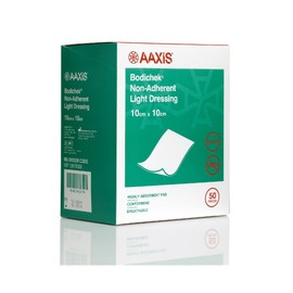 Bodichek Non-Adherent Light Dressings 50 Pieces, 10 cm x 10 cm Size