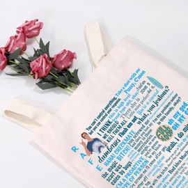 MEIKIUP Rafe Quote Tote Bag - Unisex Medium Canvas Water Resistant Tote - Perfect for Women, Outdoor Enthusiasts, Casual Users - TV Show Inspired Gift - Ca Rafe Tb