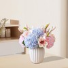XDDCPWL Artificial Flowers Bouquet Hydrangea Fake Flowers Rose Flowers Arrangement