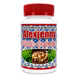 Maca Peruana 500 Mg 60 Cápsulas Suplemento Alimenticio Raíz