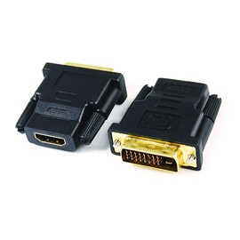 EXCALIBUR HDMI FEMALE TO DVI (1+24) DVI-D MALE GOLD PLATED ADAPTOR CONNECTOR