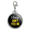 GRAPHICS & MORE Please Don't Feed Me Chrome Plated Metal