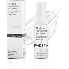 Face Primer, Pore Primer Under Foundation, Oil-control Long Lasting Makeup Foundation Primer, Oil-free Makeup Base for All Skin Types (6ml)