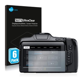 Savvies Pack of 6 Screen Protectors for Pocket Cinema Camera 6K Pro / G2 Screen Protector Ultra Transparent