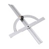 Woodworking Protractor Carbon Steel High Accuracy Easy Read Portable Adjustable