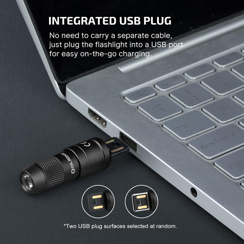 OLIGHT IMINI 2 EDC Rechargeable Keychain Flashlight, 50 Lumens Compact