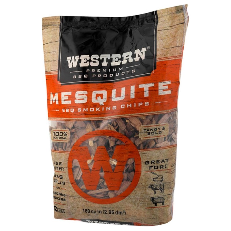 Western Premium BBQ Smoking Chips, Mesquite BBQ