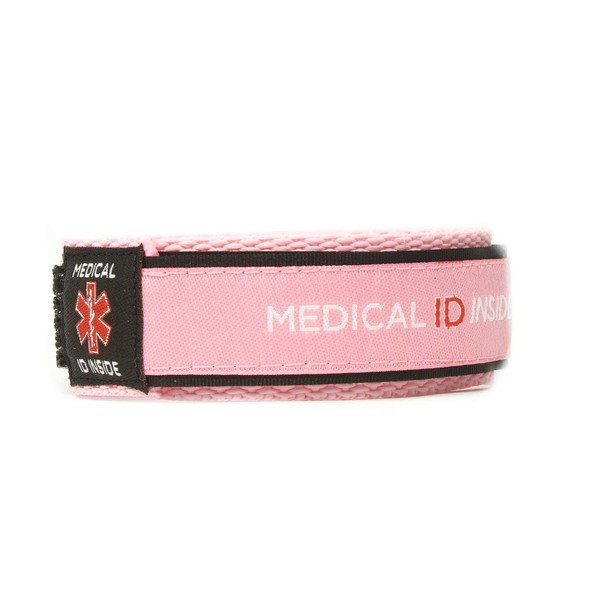 Brain Injury awareness bracelet UK. Womans medical ID Alert wristband.