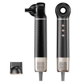 Nikome NKM-SHD01 Hairdryer, Large Airflow, Low Temperature, Quick Drying, Lightweight, 1,200 W, Small, Compact, Negative Ions, 3 Levels of Temperature Control, 110,000 Rotation, High Speed Hair Dryer