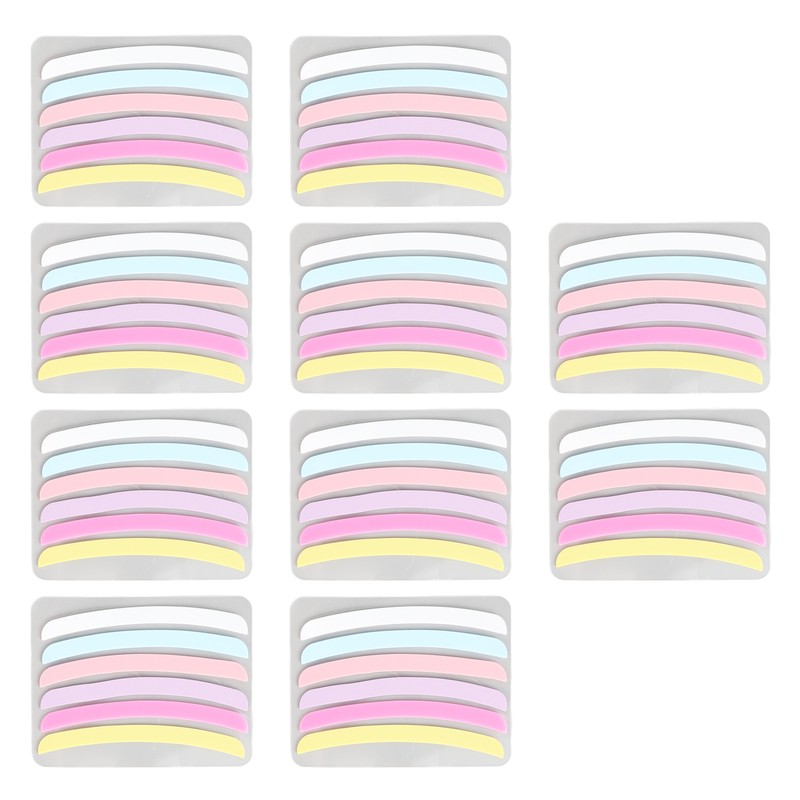 30 Pairs Silicone Lash Lift Ribbon Covers Kit Soft Flexible