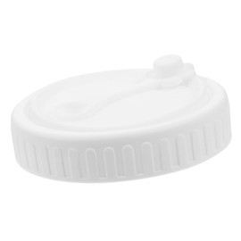 Mikinona Cup Lids Silicone Canning Jar Lids Silicone Lids Can Covers Silicone Covers Kit Tops Jar Lids Regular Mouth Jar Clamshell Wide Mouth White