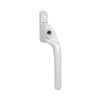 White ERA UPVC Offset Locking 40mm Window Handles (Right Hand)