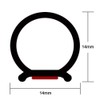 Storystore Universal Automotive Door Seal Strip D-Shape Self-Adhesive Weather Stripping